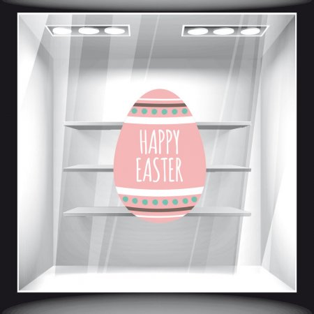 Αυτοκόλλητο Βιτρίνας - Πασχαλινό 59