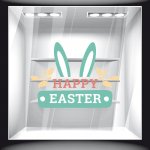 Αυτοκόλλητο Βιτρίνας - Πασχαλινό 60