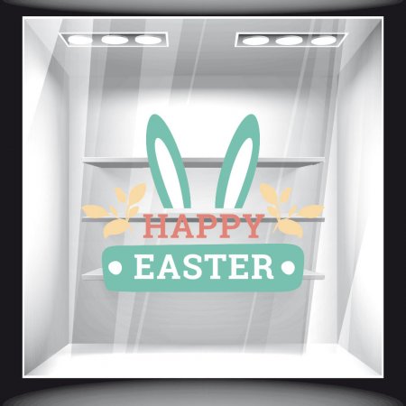 Αυτοκόλλητο Βιτρίνας - Πασχαλινό 60