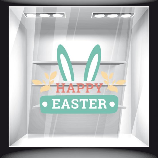 Αυτοκόλλητο Βιτρίνας - Πασχαλινό 60