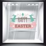 Αυτοκόλλητο Βιτρίνας - Πασχαλινό 63