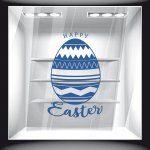 Αυτοκόλλητο Βιτρίνας - Πασχαλινό 67