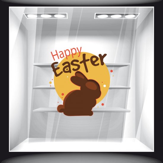 Αυτοκόλλητο Βιτρίνας - Πασχαλινό 72