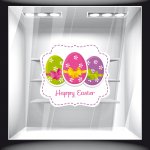 Αυτοκόλλητο Βιτρίνας - Πασχαλινό 74