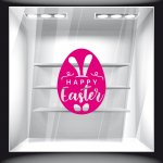 Αυτοκόλλητο Βιτρίνας - Πασχαλινό 76