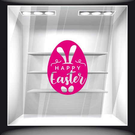 Αυτοκόλλητο Βιτρίνας - Πασχαλινό 76