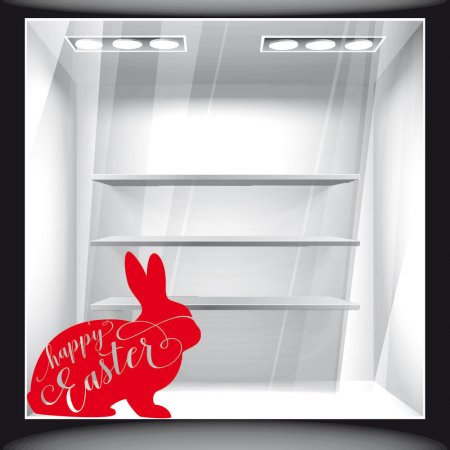 Αυτοκόλλητο Βιτρίνας - Πασχαλινό 77