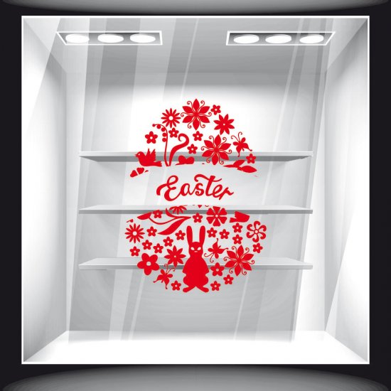 Αυτοκόλλητο Βιτρίνας - Πασχαλινό 81