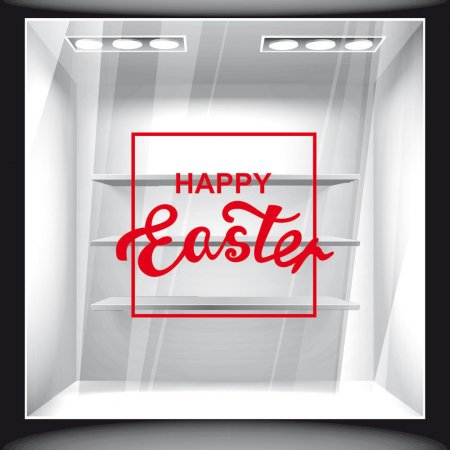 Αυτοκόλλητο Βιτρίνας - Πασχαλινό 89