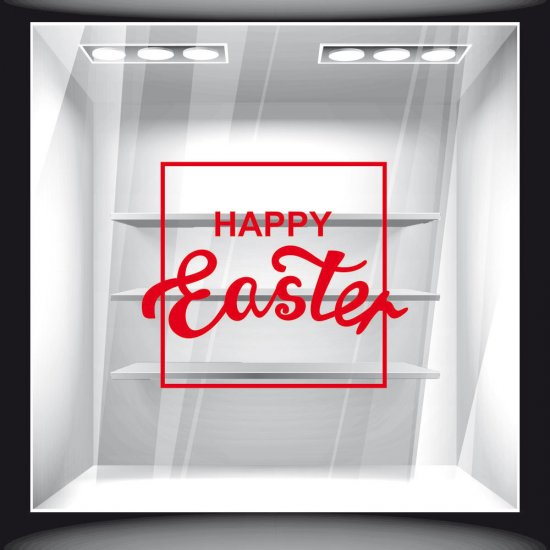 Αυτοκόλλητο Βιτρίνας - Πασχαλινό 89