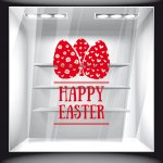 Αυτοκόλλητο Βιτρίνας - Πασχαλινό 93