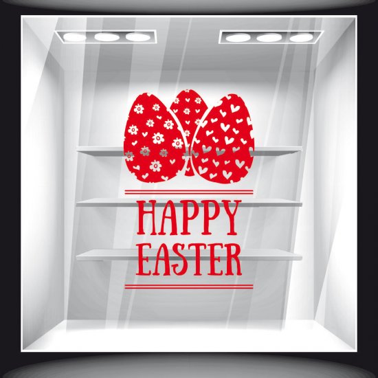 Αυτοκόλλητο Βιτρίνας - Πασχαλινό 93