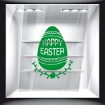 Αυτοκόλλητο Βιτρίνας - Πασχαλινό 95