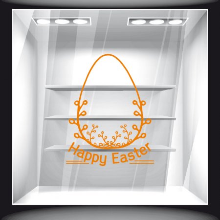 Αυτοκόλλητο Βιτρίνας - Πασχαλινό 96