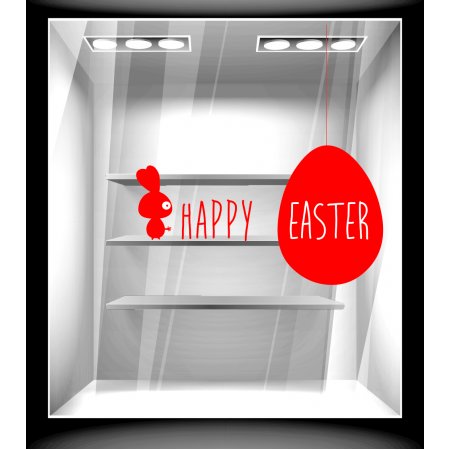 Αυτοκόλλητο Βιτρίνας - Πασχαλινό 98