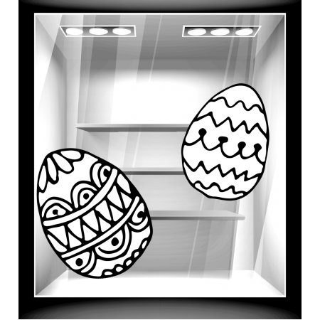 Αυτοκόλλητο Βιτρίνας - Πασχαλινό 109