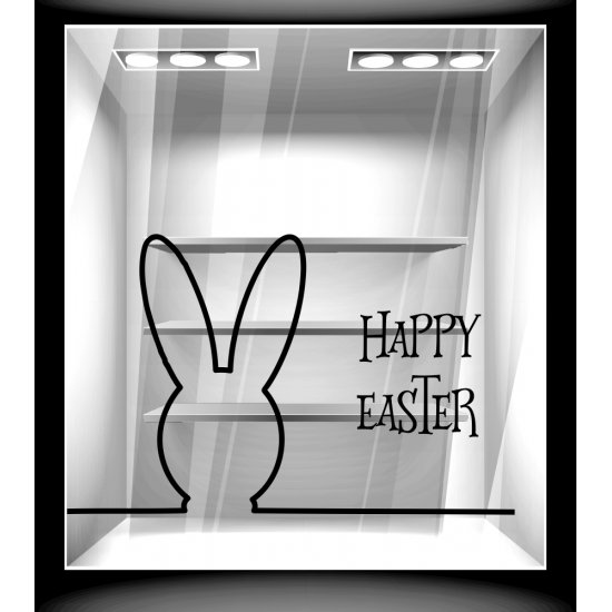 Αυτοκόλλητο Βιτρίνας - Πασχαλινό 115