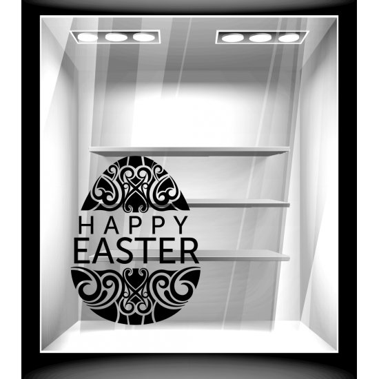 Αυτοκόλλητο Βιτρίνας - Πασχαλινό 120