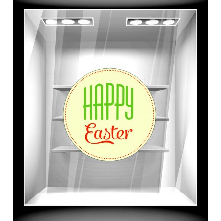 Αυτοκόλλητο Βιτρίνας - Πασχαλινό 123 Αυτοκόλλητο Βιτρίνας - Πασχαλινό 123