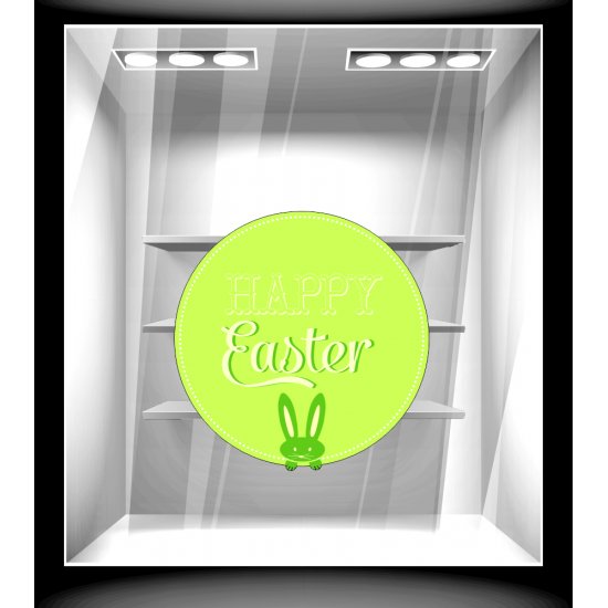 Αυτοκόλλητο Βιτρίνας - Πασχαλινό 124