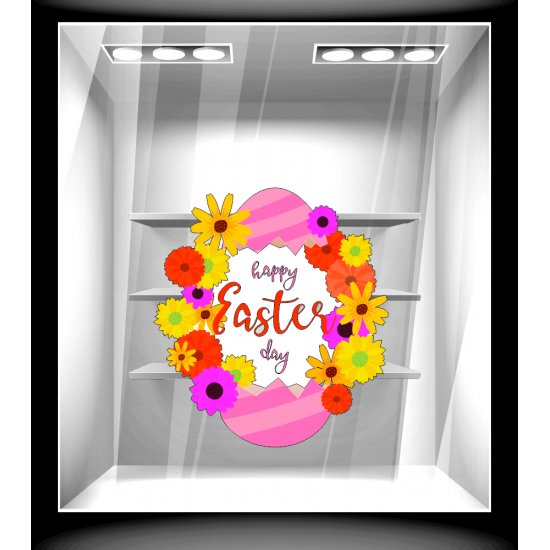 Αυτοκόλλητο Βιτρίνας - Πασχαλινό 132