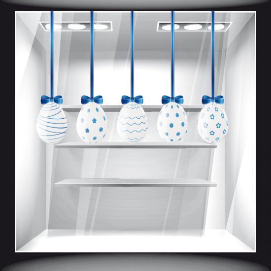 Αυτοκόλλητο Βιτρίνας - Πασχαλινό 14