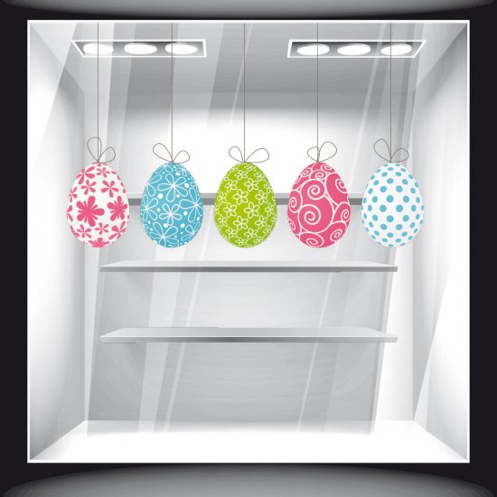 Αυτοκόλλητο Βιτρίνας - Πασχαλινό 20