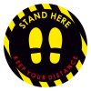 Αυτοκόλλητο δαπέδου σήμανσης - Stand Here