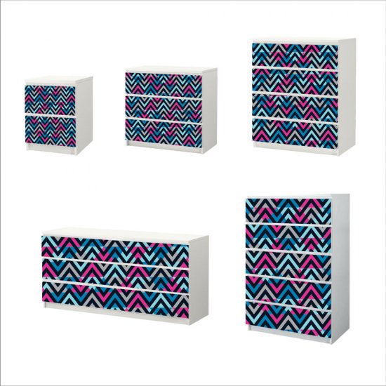 Αυτοκόλλητο Συρταριέρας - Modern 01 Αυτοκόλλητο Συρταριέρας - Modern 01