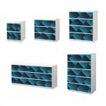 Αυτοκόλλητο Συρταριέρας - Rectangle Dots