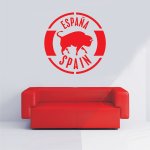Αυτοκόλλητο Τοίχου - Ισπανία