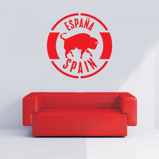 Αυτοκόλλητο Τοίχου - Ισπανία