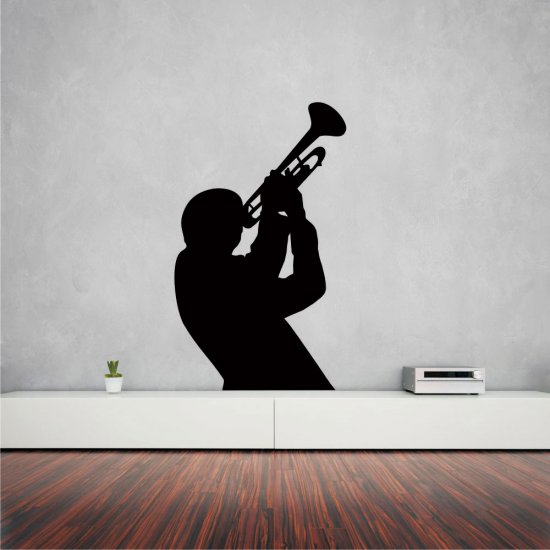 Αυτοκόλλητο τοίχου - Τρομπετίστας