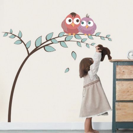 Αυτοκόλλητο τοίχου - Όμορφα πουλιά