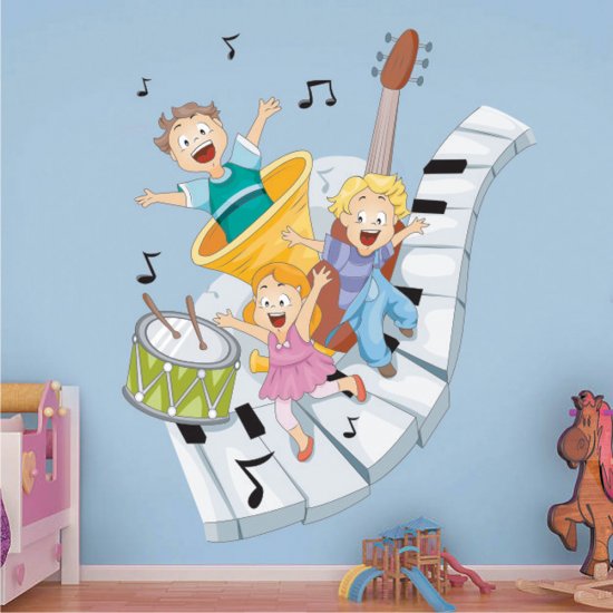 Αυτοκόλλητο τοίχου - Μουσική χαρά