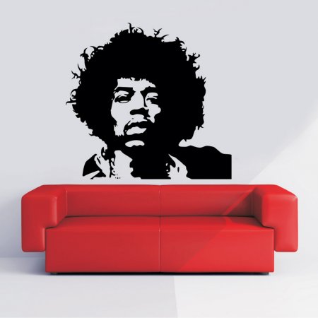 Αυτοκόλλητο τοίχου - Jimmy Hendrix