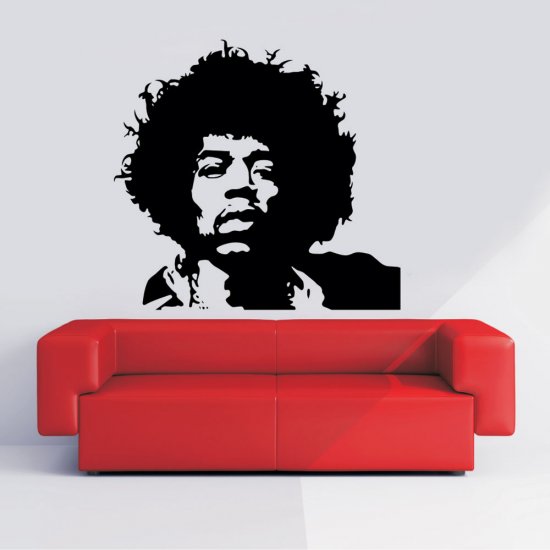 Αυτοκόλλητο τοίχου - Jimmy Hendrix