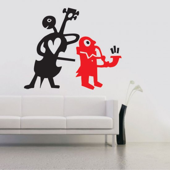 Αυτοκόλλητο τοίχου - Ορχήστρα