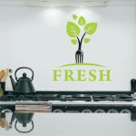 Αυτοκόλλητο τοίχου - Οργανικό φαγητό