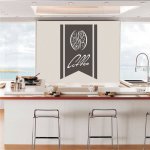 Αυτοκόλλητο τοίχου - Καφές