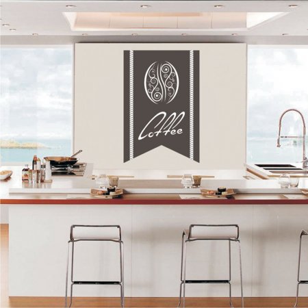 Αυτοκόλλητο τοίχου - Καφές