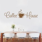 Αυτοκόλλητο τοίχου - Coffee house