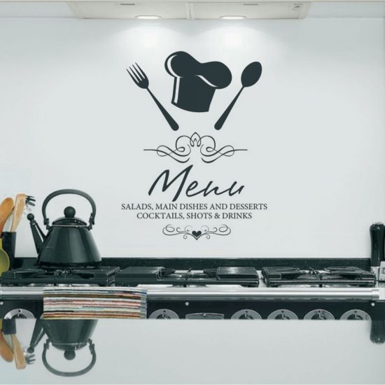 Αυτοκόλλητο τοίχου - Μενού Αυτοκόλλητο τοίχου - Μενού