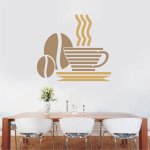 Αυτοκόλλητο τοίχου - Φρέσκος καφές