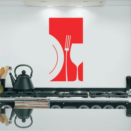 Αυτοκόλλητο τοίχου - Στην κουζίνα