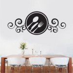 Αυτοκόλλητο τοίχου - Μαχαιροπίρουνα