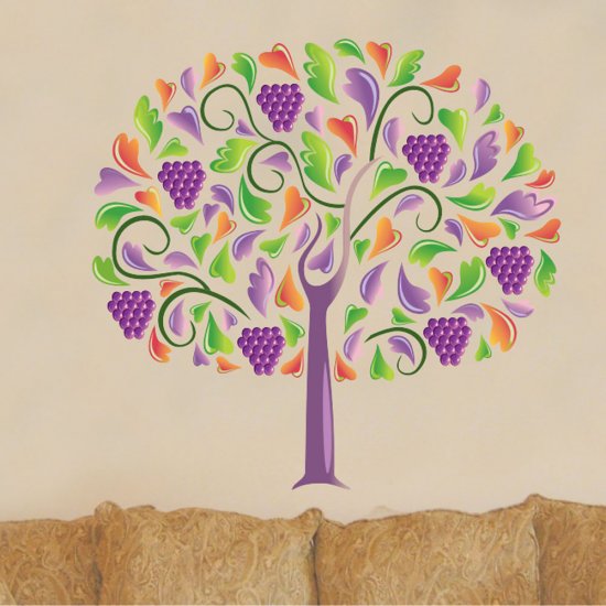 Αυτοκόλλητο τοίχου - Σταφυλόδεντρο