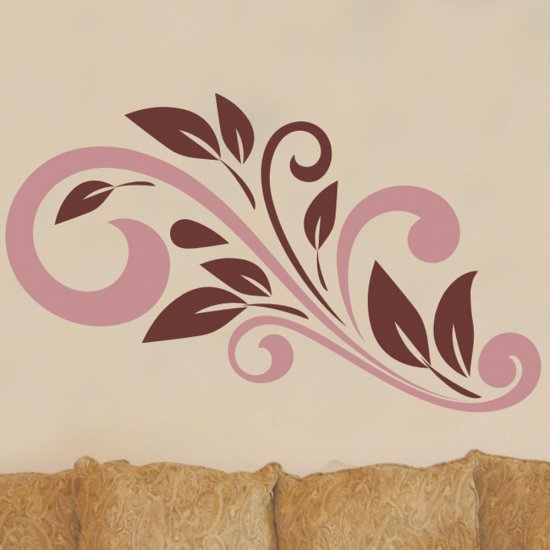 Αυτοκόλλητο τοίχου - Φύλλα