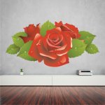 Αυτοκόλλητο τοίχου - Τριαντάφυλλο
