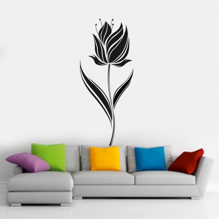 Αυτοκόλλητο τοίχου - Λουλούδι